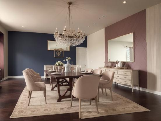 Elegant dining room decor