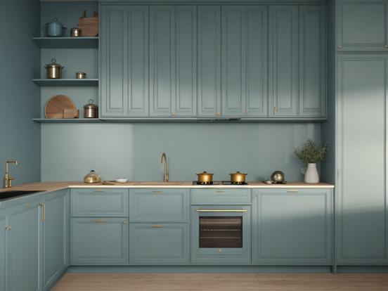 Blue and Gold Kitchen Ideas