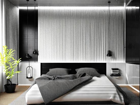 Serene minimalist bedroom