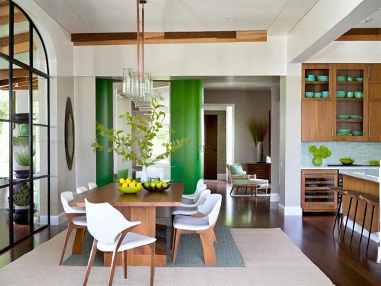 modern oragnic dining room