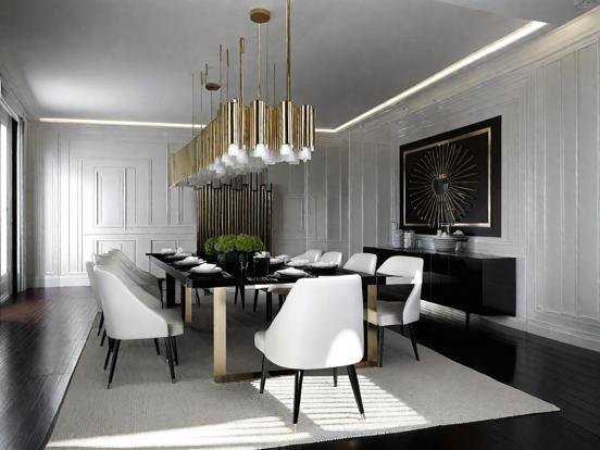 Luxury dining room design