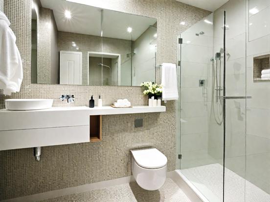 Modern premium bathroom interior