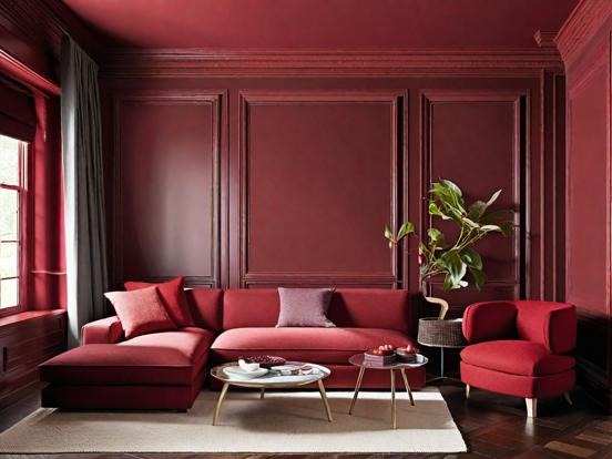 Red Cherry Living Room Ideas