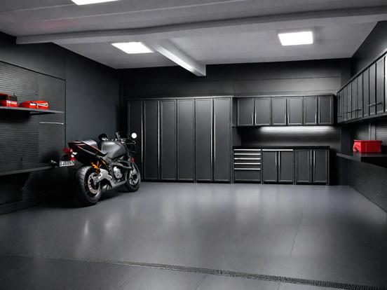 black car garage