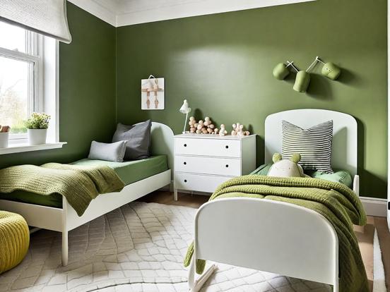 green kids room