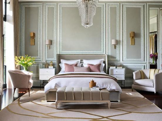 Serene luxe bedroom decor