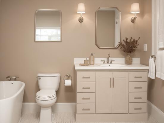 earthy neutrals bathroom