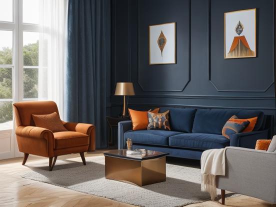 Dark Blue Living Room Ideas