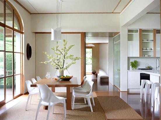 modern japanese dining room