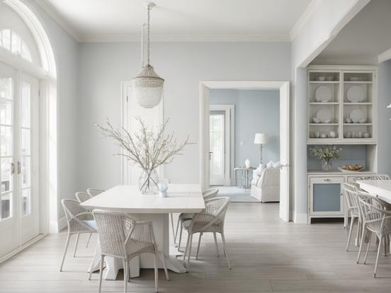 coastal calm dining room