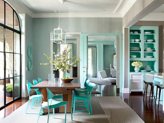 Tiffany Blue Dining Room Ideas