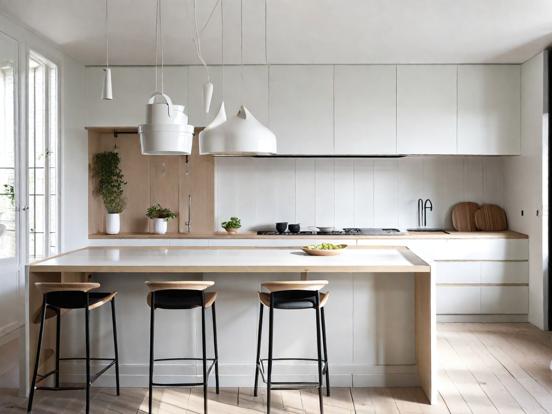 Scandinavian kitchen minimal design