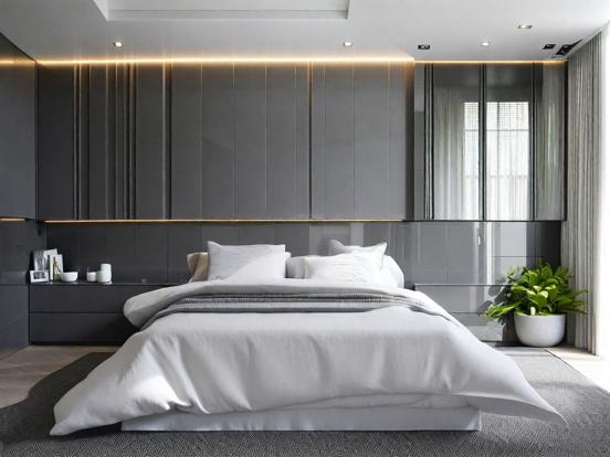 Serene minimalist bedroom