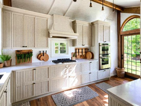 Kitchen with stove sink oven