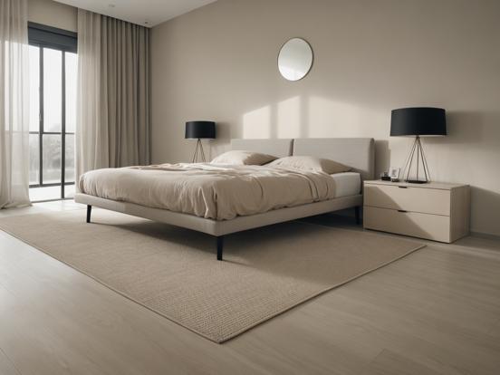 Serene modern bedroom decor