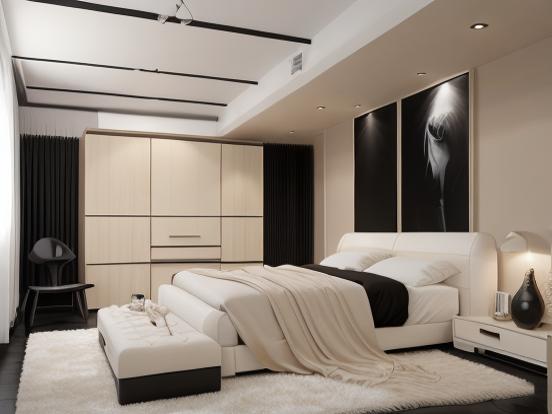 Serene minimalist bedroom