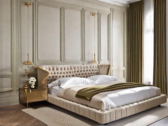 Luxurious neoclassical bedroom