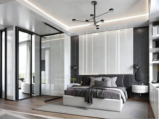 Serene minimalist bedroom