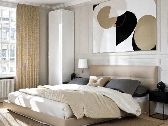 Serene cream bedroom decor