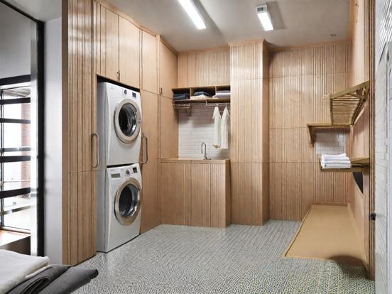 NY apt laundry room design