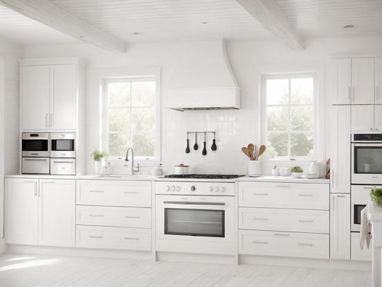 Scandinavian white kitchen