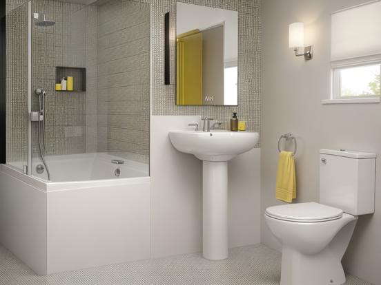 White toilet and sink design