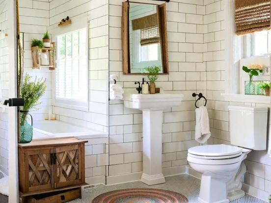 Premium rustic bathroom decor