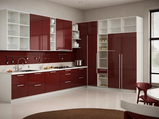 Closeup luxury kitchen design