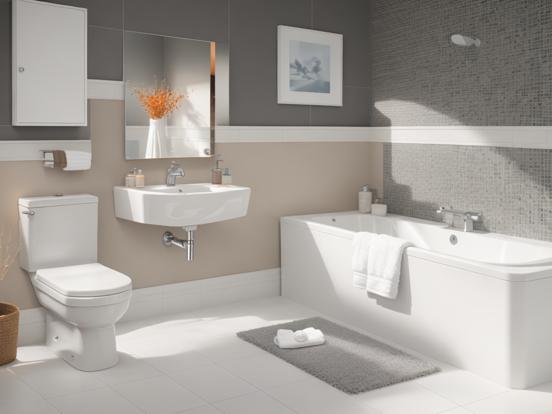 Modern premium bathroom interior