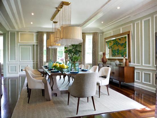 Elegant dining room decor