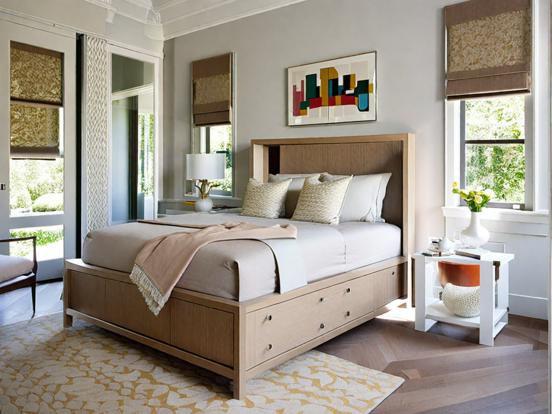 Serene cream bedroom decor