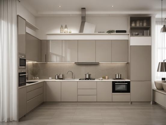 Luxury kitchen 3D design