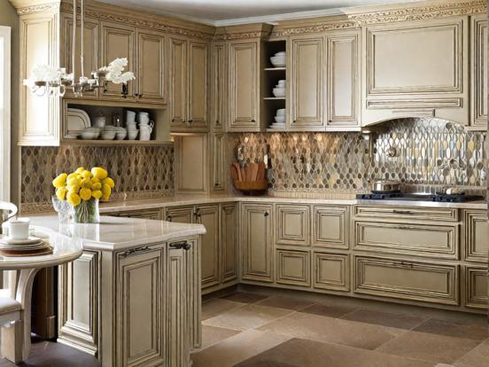 Luxury kitchen closeup