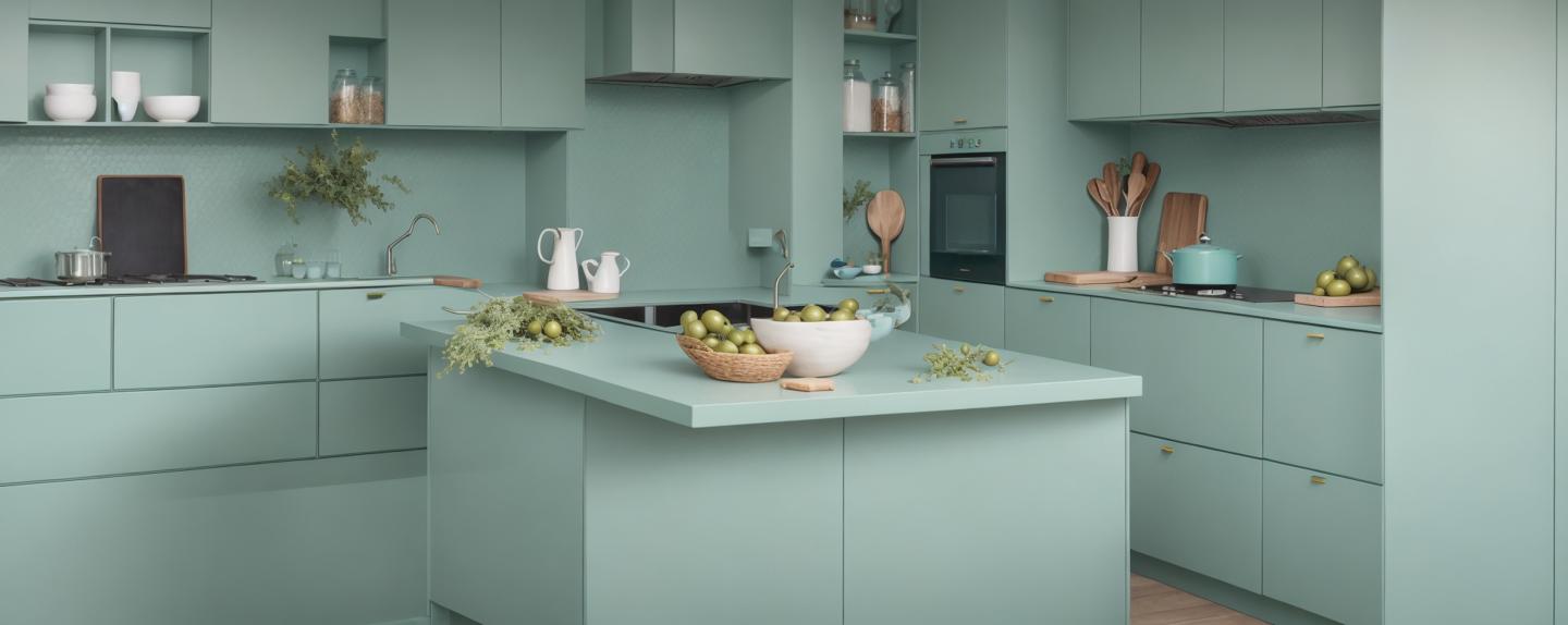 Green and Blue Kitchen Ideas