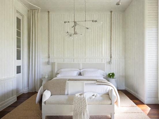 Serene cream guest bedroom