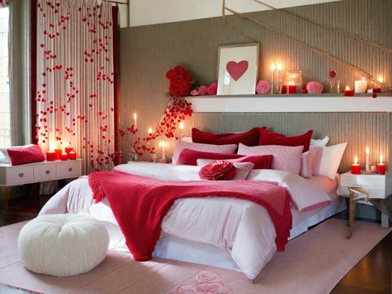 Pink girly romantic bedroom