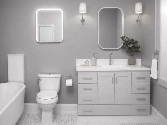 soft neutrals bathroom