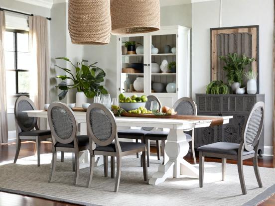 Stylish dining room setup