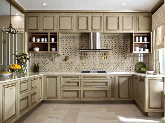 Luxury kitchen stove cabinets