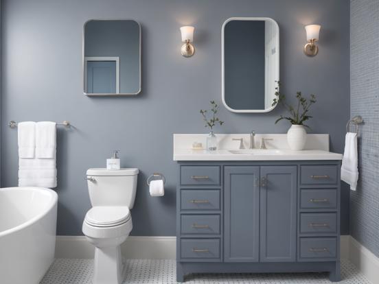 Crisp Winter Bathroom Ideas