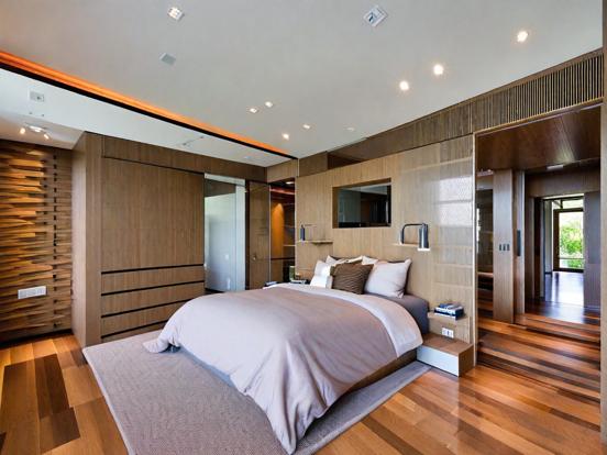 contemporary master bedroom