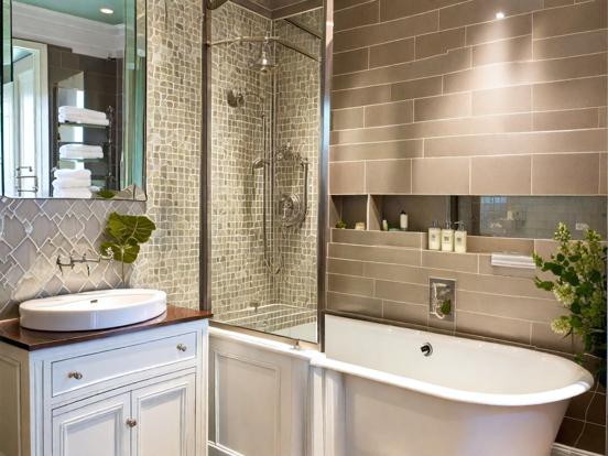 modern traditional bathroom