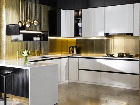 Luxury kitchen closeup design