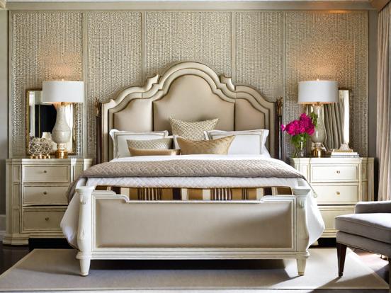 Serene luxury bedroom decor