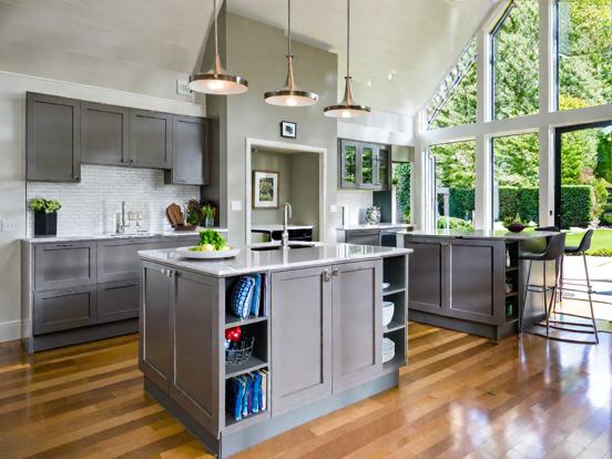 Modern kitchen center island