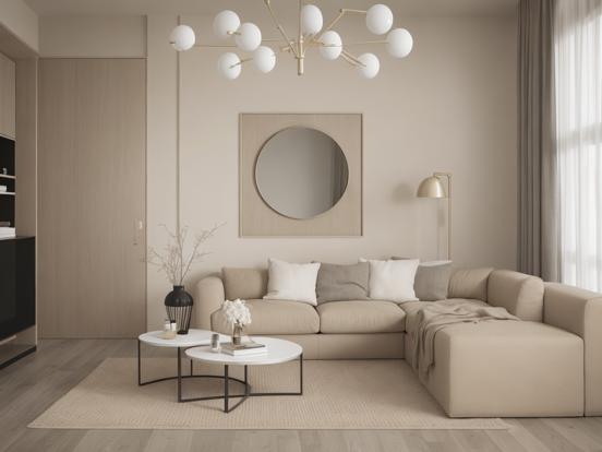 Living room minimalist decor