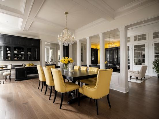 Luxury dining room design