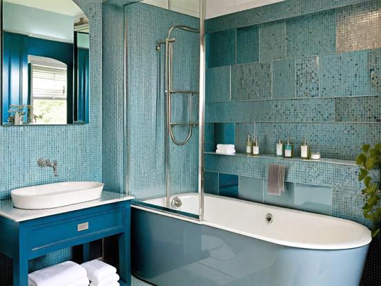 Blue and Silver Bathroom Ideas