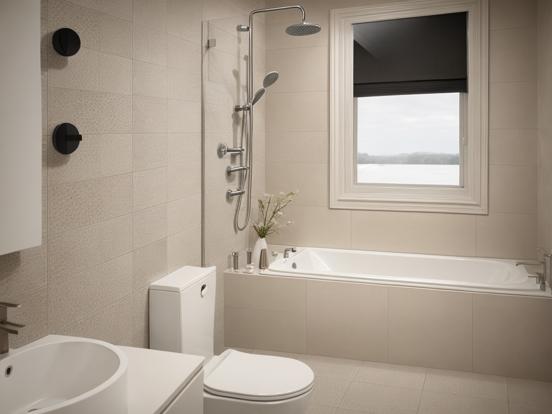 Modern premium bathroom interior