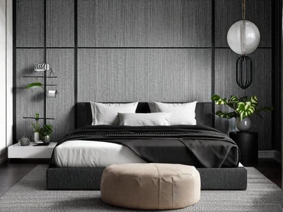 Serene minimalist bedroom